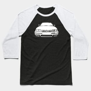 Rover 200 1990s British classic car block white Baseball T-Shirt
